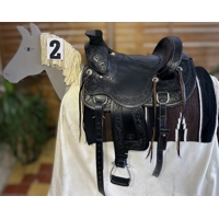 Westernové sedlo kožené WADE na koně