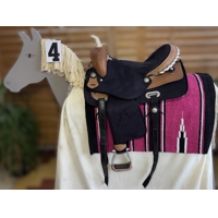 Westernové sedlo syntetické na koně