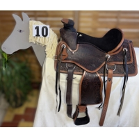 Westernové sedlo WADE na koně kožené