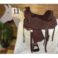 Westernové sedlo WADE na koně kožené