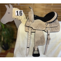 Westernové sedlo na koně kožené