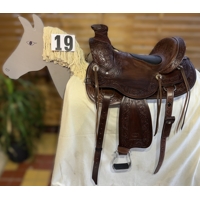 Westernové sedlo WADE na koně kožené