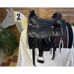 Westernové sedlo kožené WADE na koně