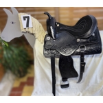 Westernové sedlo na koně kožené 