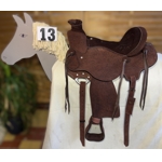 Westernové sedlo WADE na koně kožené